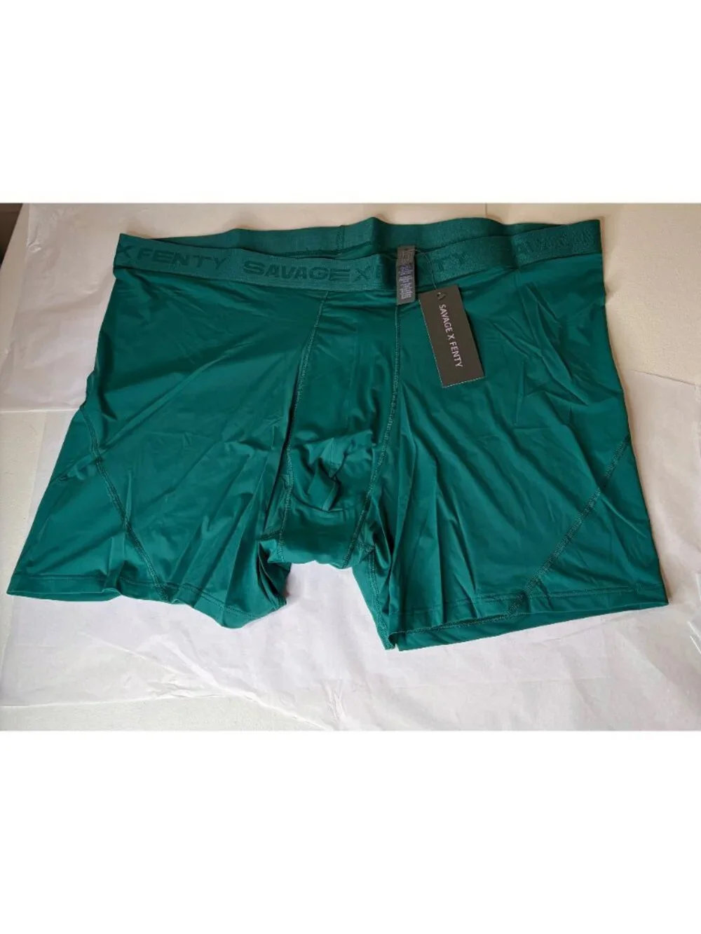 New Savage x Fenty Shadow Fit Boxer Briefs Green Size XXXL